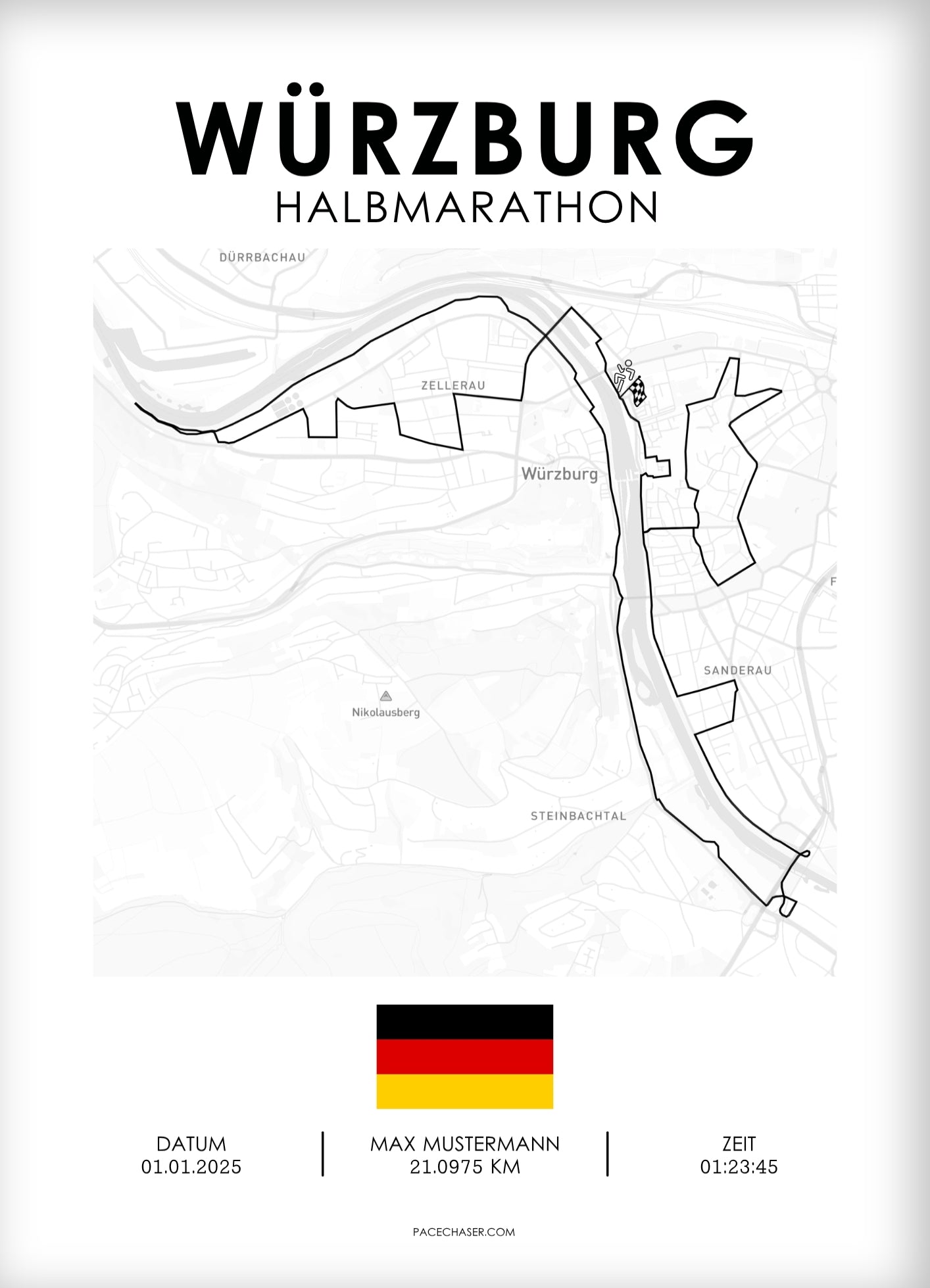 Halbmarathon Würzburg Poster