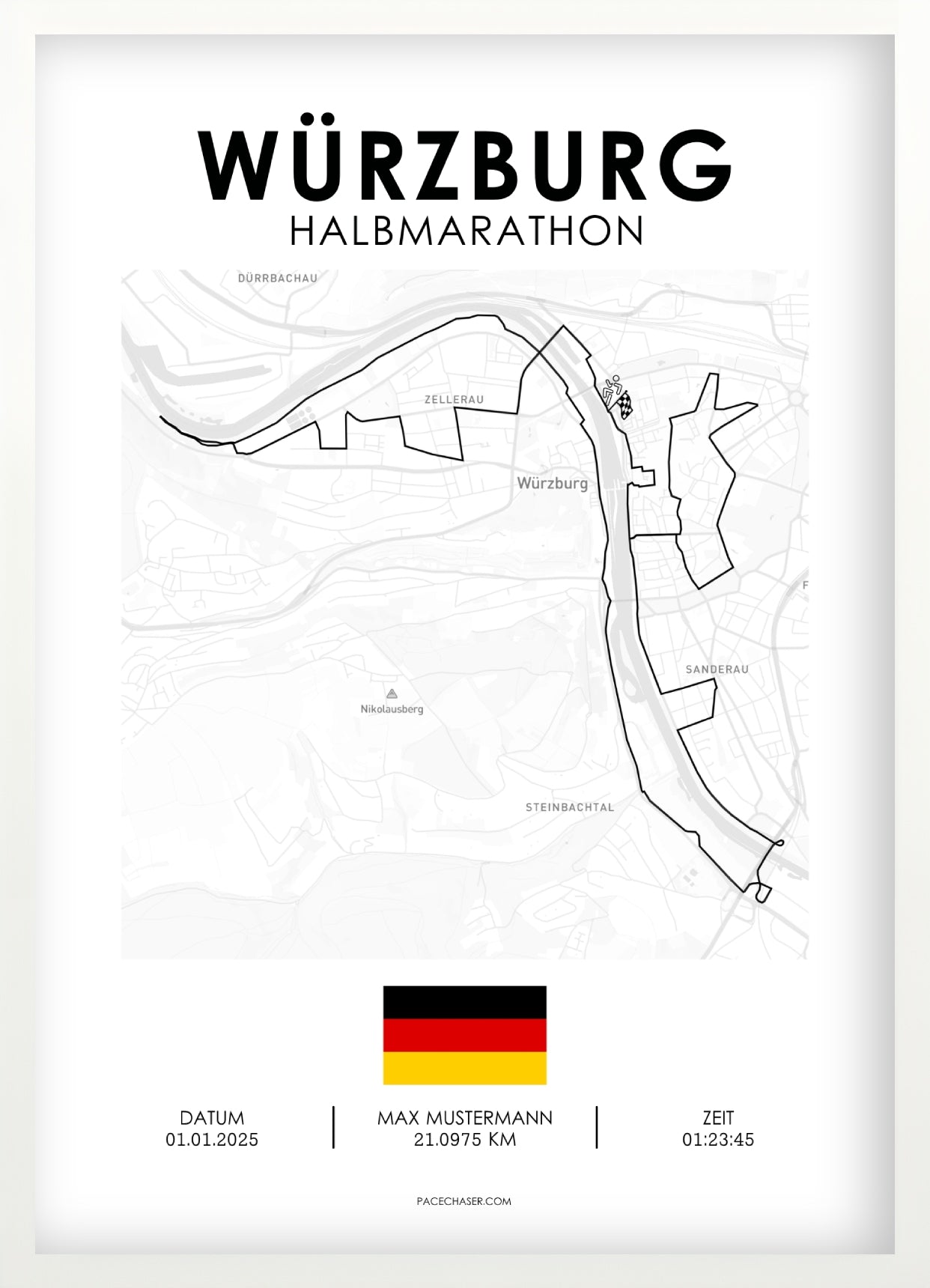 Halbmarathon Würzburg Poster