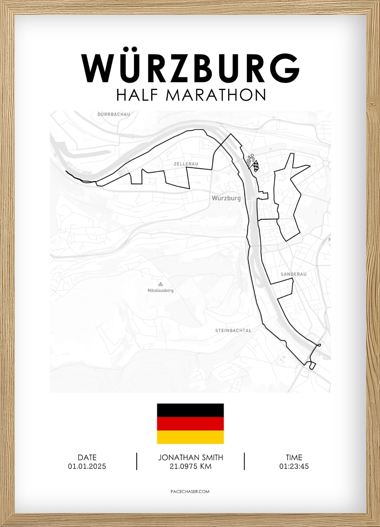 Halbmarathon Würzburg Poster