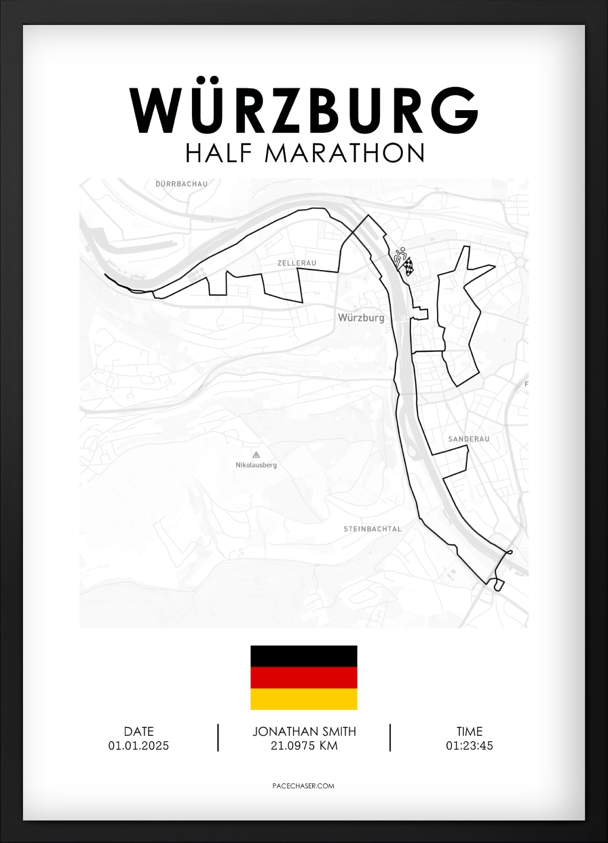 Halbmarathon Würzburg Poster