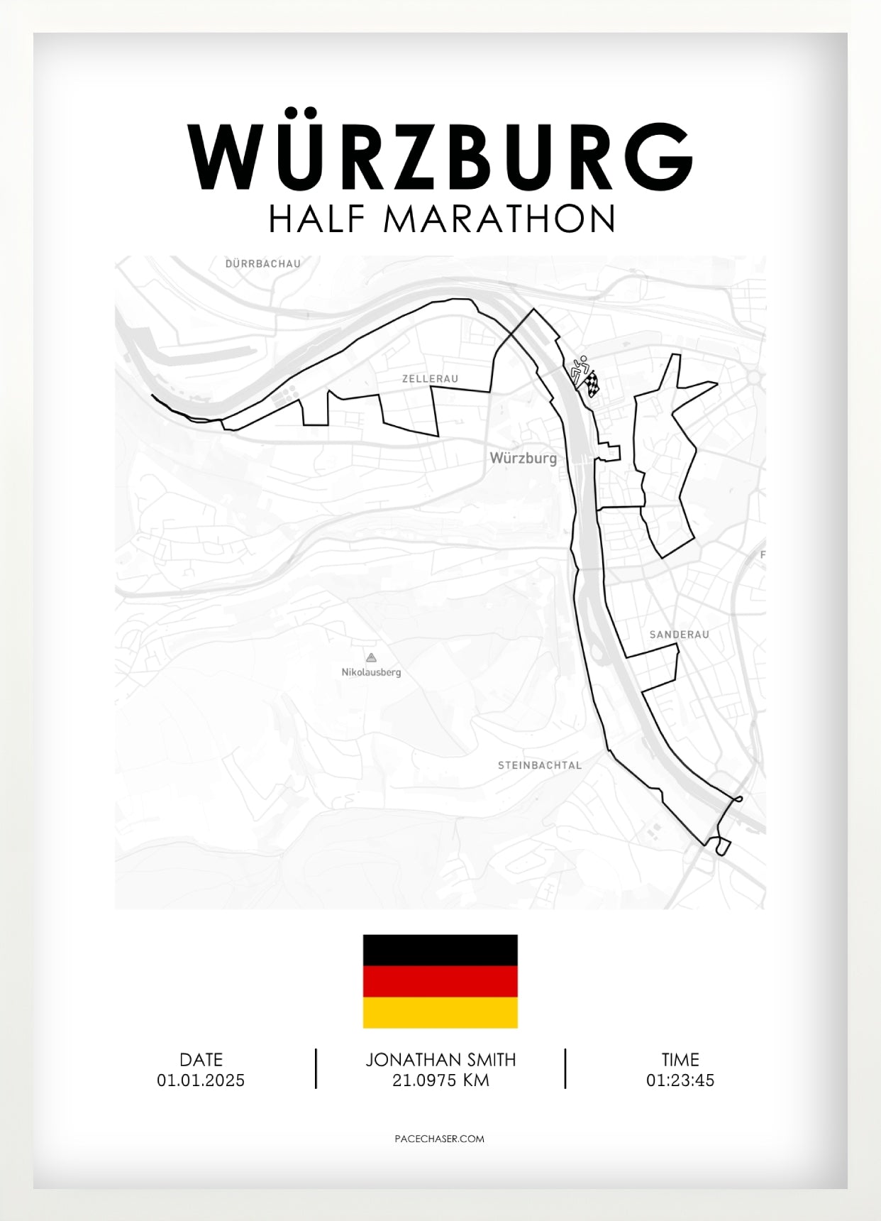 Halbmarathon Würzburg Poster