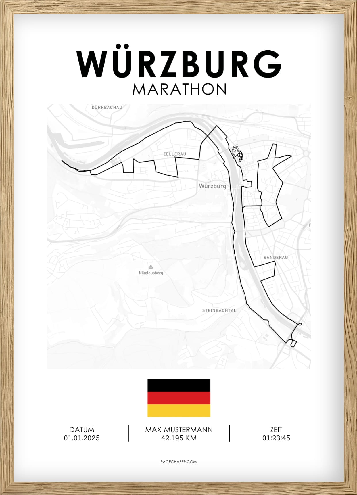 Marathon Würzburg Poster
