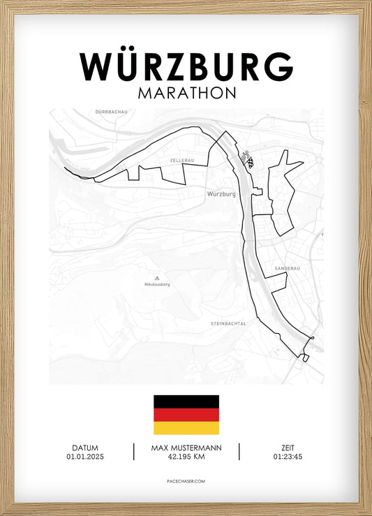 Marathon Würzburg Poster