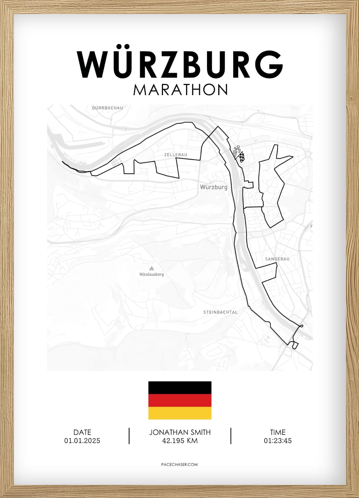 Marathon Würzburg Poster