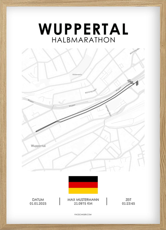 Wuppertal / Schwebebahn-Lauf Poster