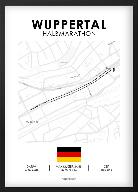 Wuppertal / Schwebebahn-Lauf Poster