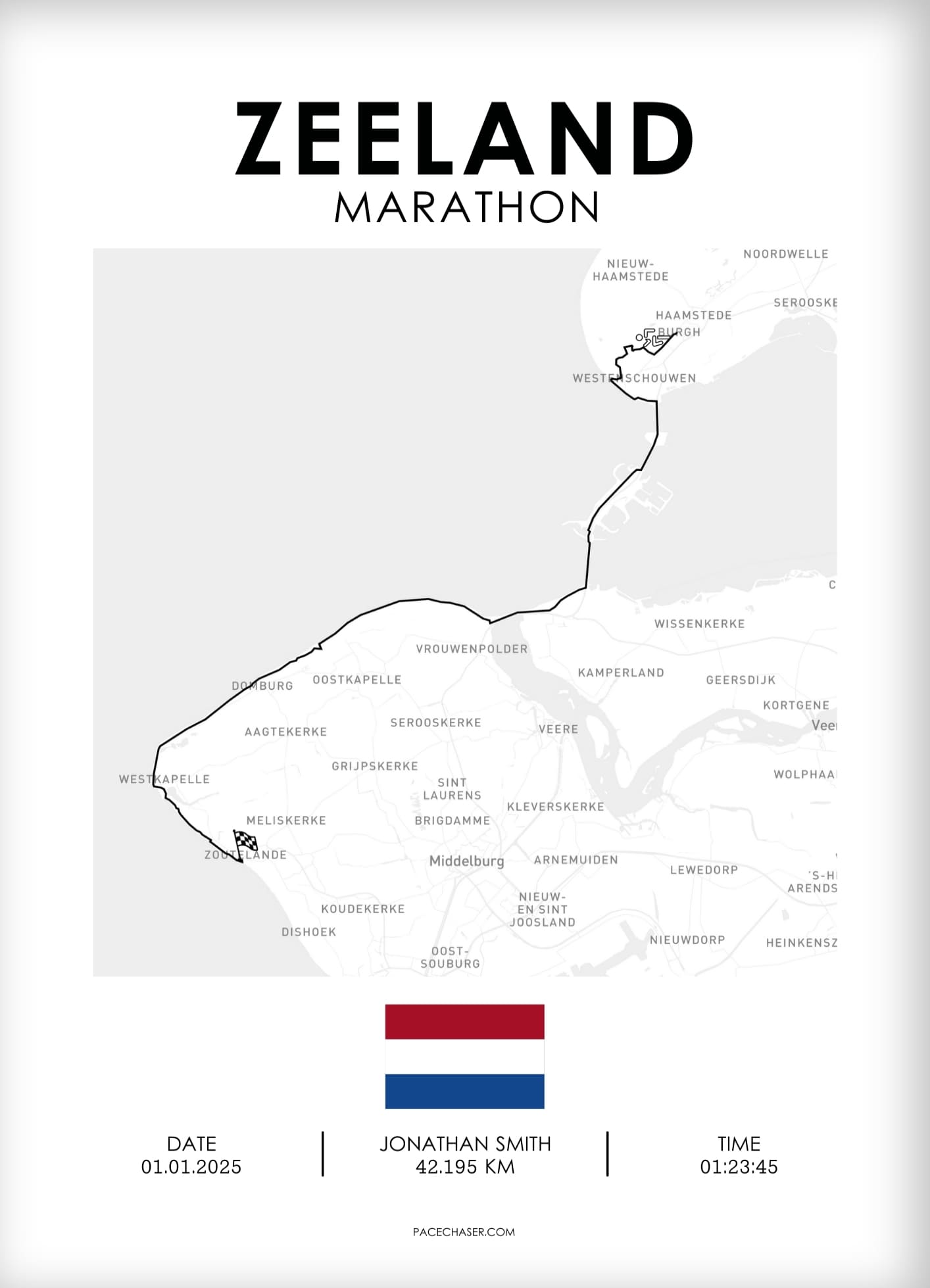 Marathon Zeeland Poster (ab 2025)