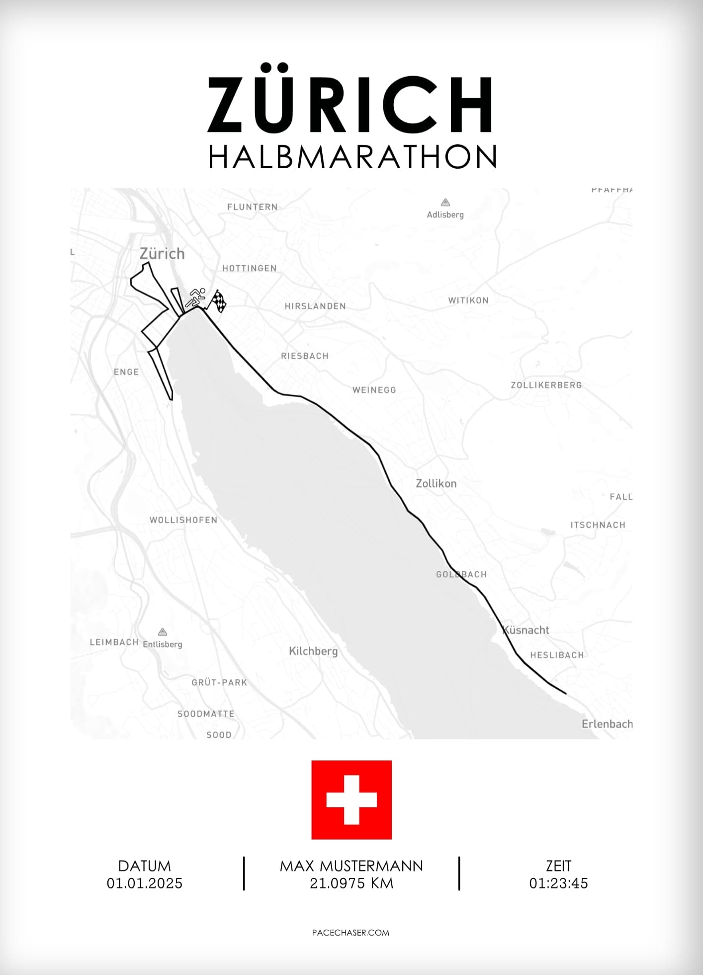 Halbmarathon Zürich Poster (ab 2026)