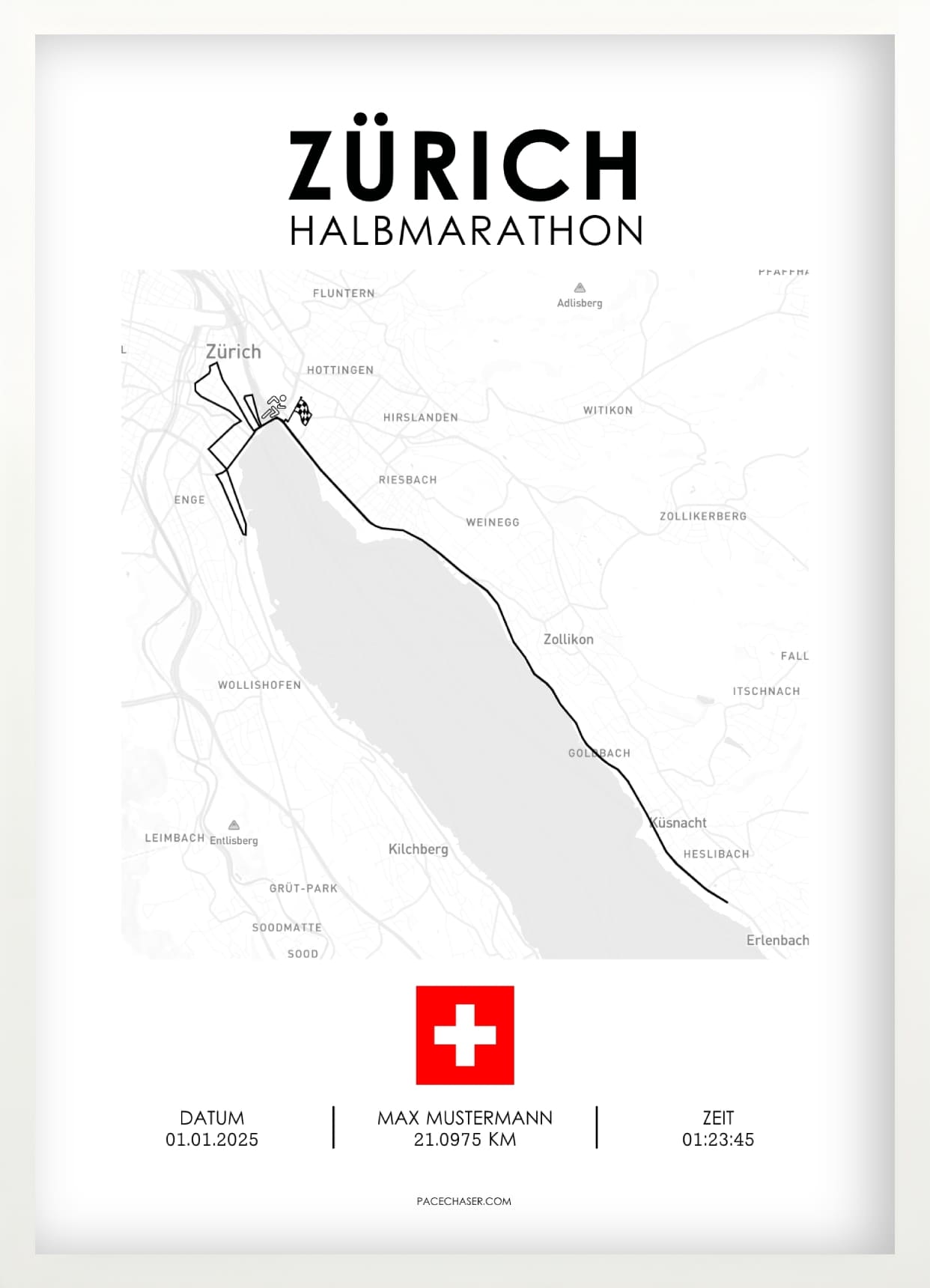 Halbmarathon Zürich Poster (ab 2026)